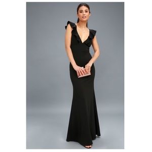 Lulus Black Gown Dress